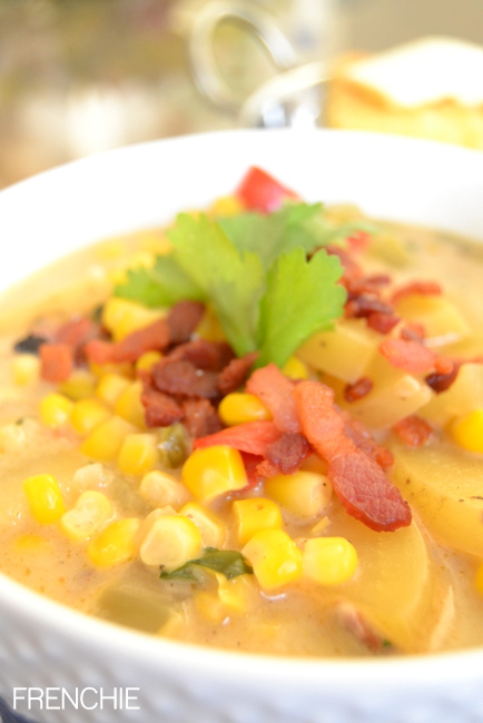Southwestern Corn Chowder on seelindsay.com