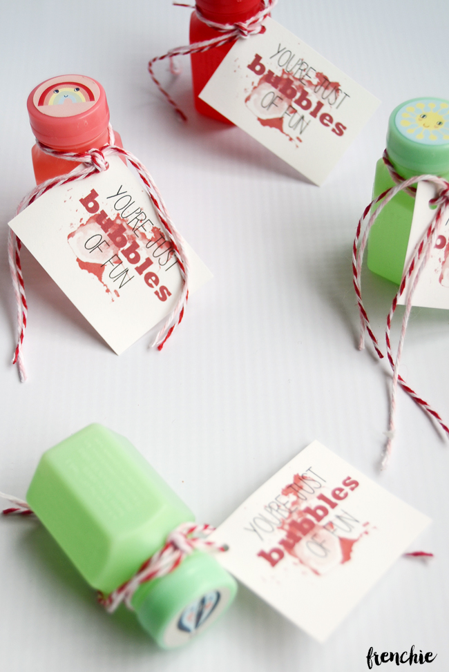 Create these easy classroom valentines. Cost less than $6 including the FREE printable available on seelindsay.com