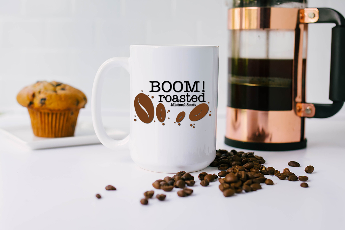 boom roasted coffee svg file